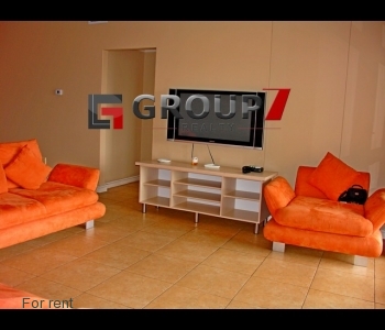 Open plan lounge with DSTV