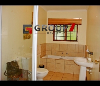 Family bathroom with shower and tub